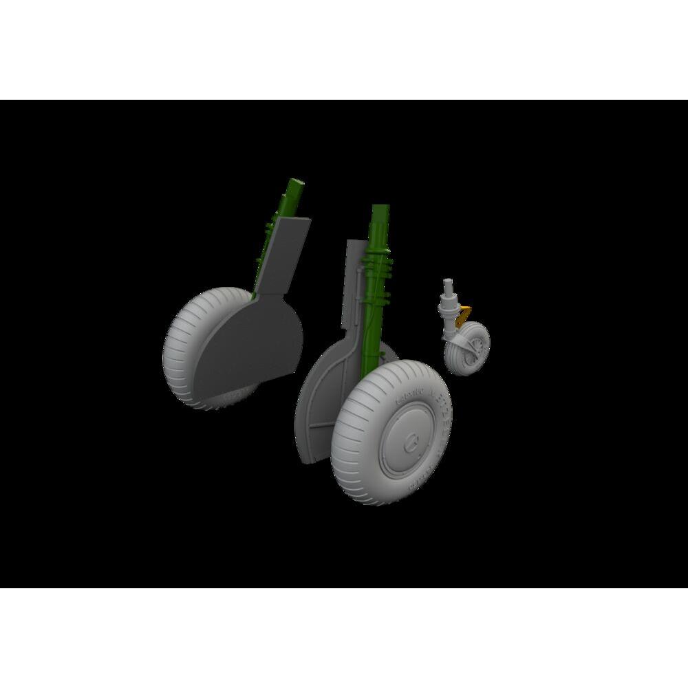 Eduard Bf 108 wheels