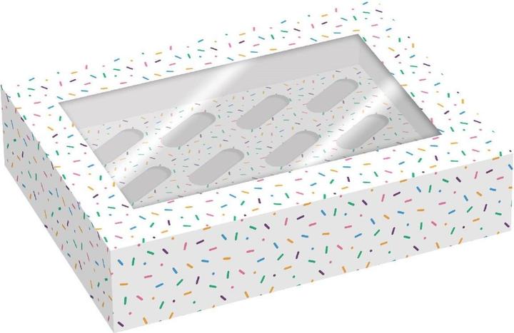 Produktbild Boite à 12 cupcake - Sprinkles (2pcs)
