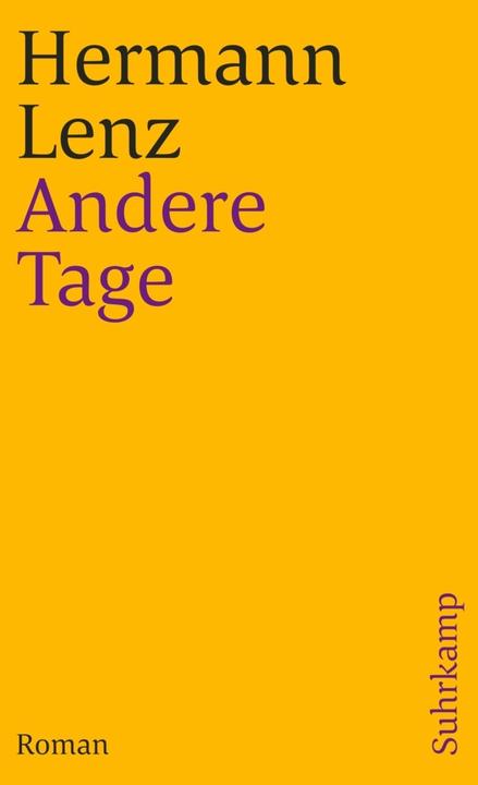 Produktbild Andere Tage (Deutsch, Hermann Lenz, 1978)