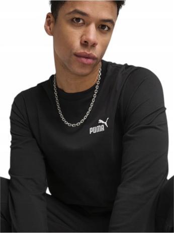 Actual product image Puma Herren Eno.1 Logo Langarm-T-Shirt Schwarz (L)
