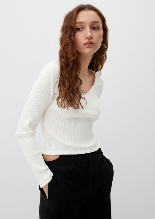 Produktbild S.Oliver T-Shirt Longsleeve mit Rippstruktur (XXL)