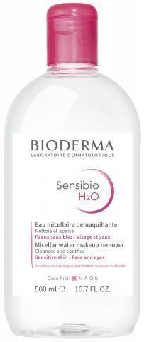 Productafbeelding Bioderma Sensibio H2O Solution Micellaire Kalmerende Lotion (Reinigende melk, 500 ml)