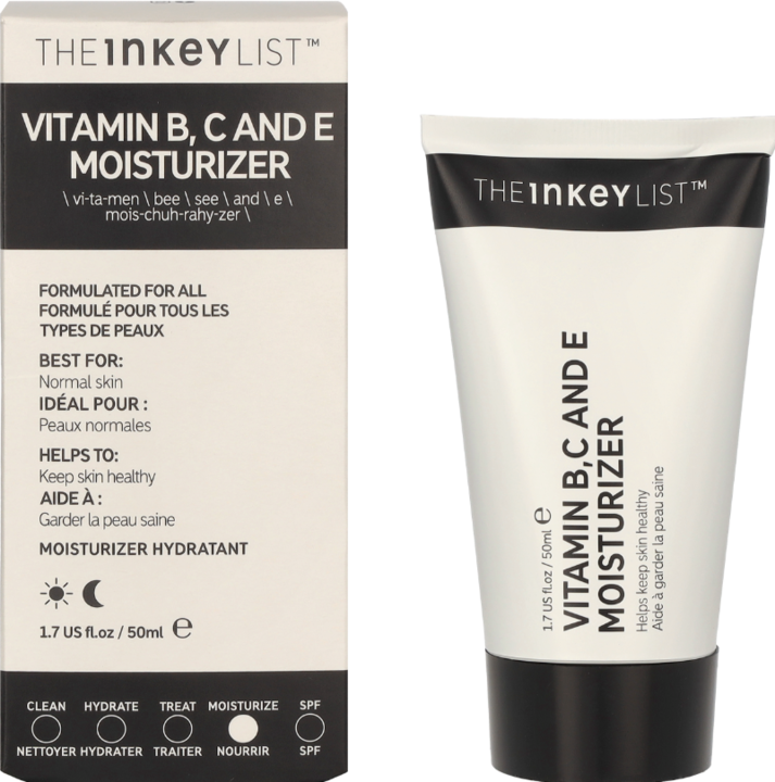 The Inkey List Vit B,C Og E Moisturizer (50 ml, Tagescreme)
