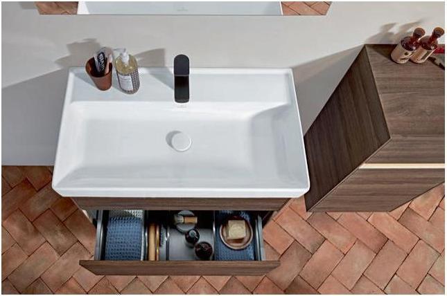 Produktbild Villeroy & Boch V&B Schrankwaschtisch COLLARO 800x470mm o ÜL mit HL we (470 mm, 800 mm)