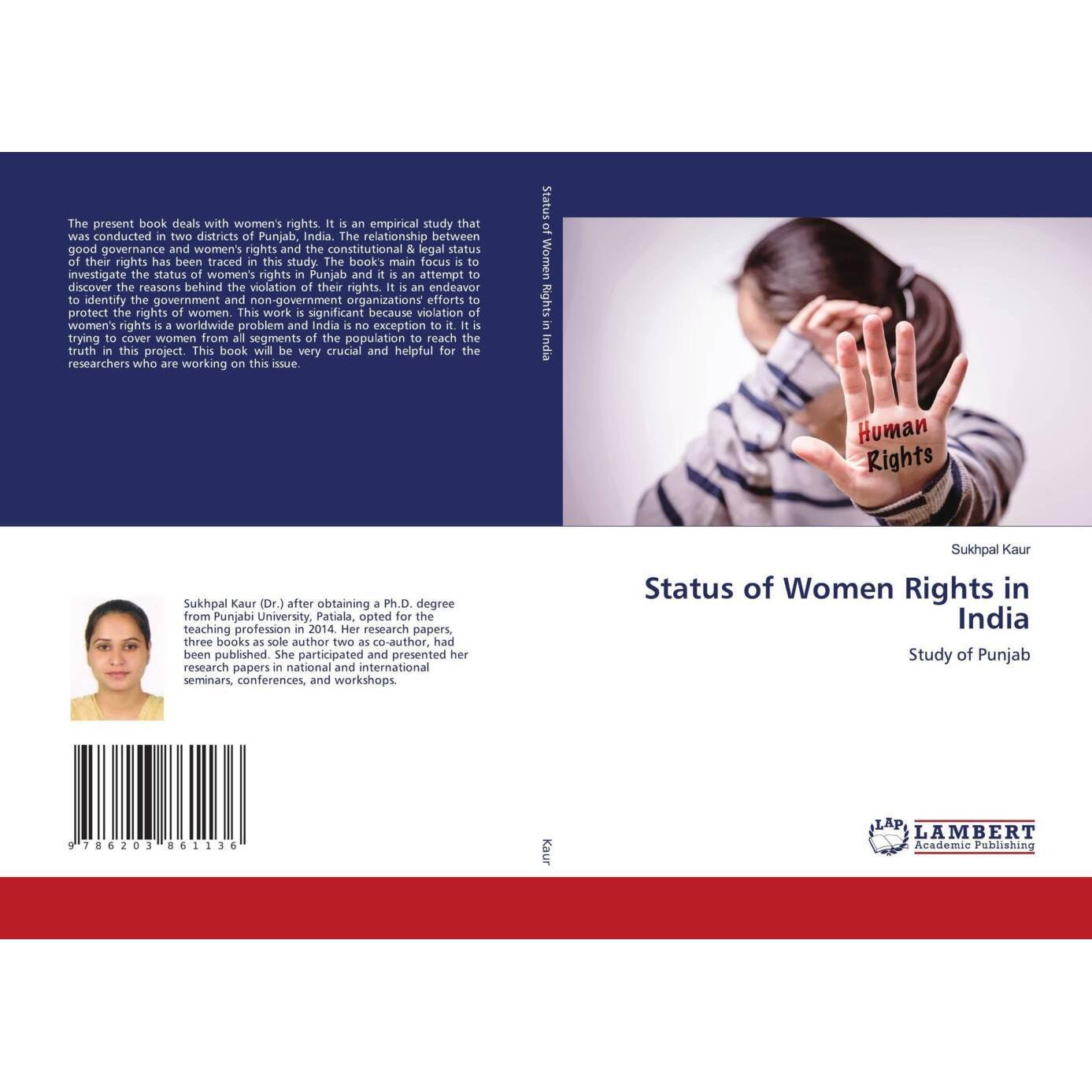 Status of Women Rights in India, Fachbücher von Sukhpal Kaur