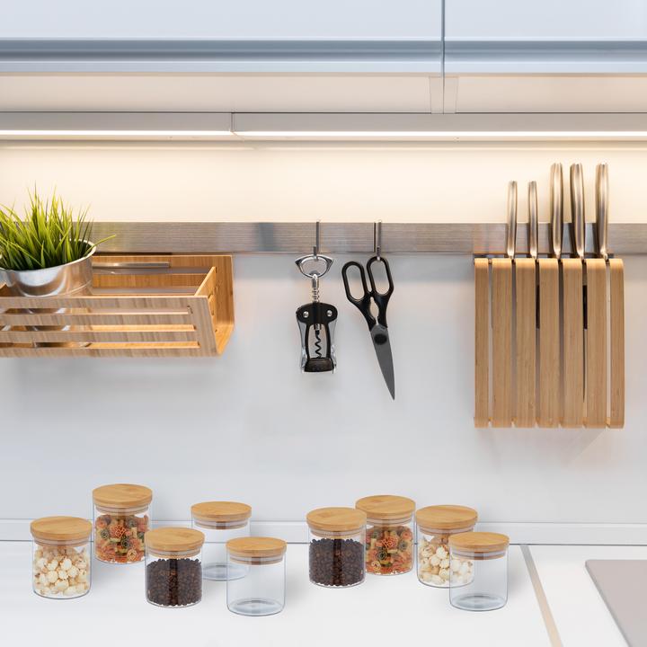 Produktbild Relaxdays 9x Vorratsglas (0.50 l)