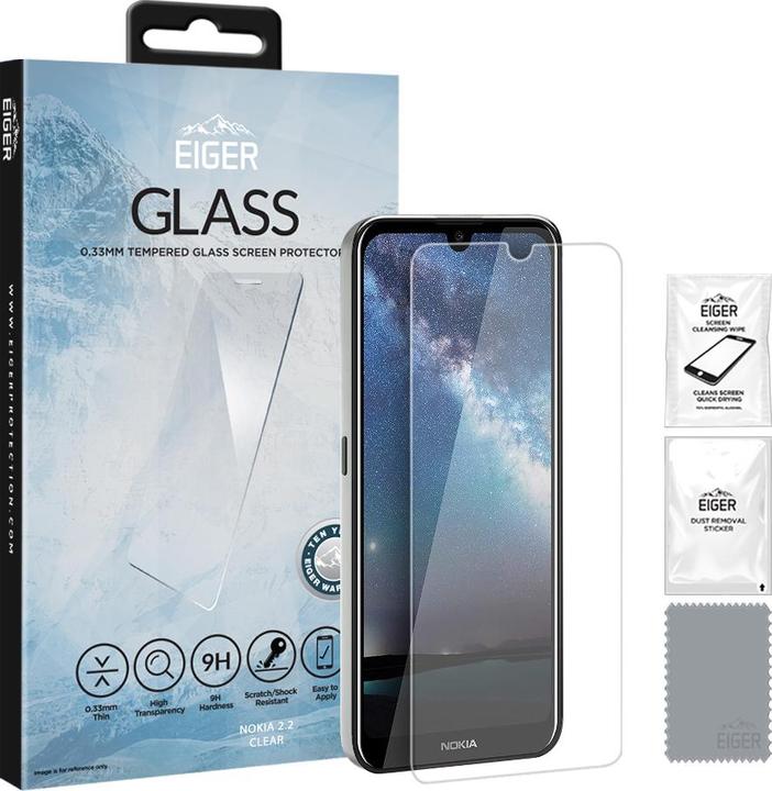Immagine prodotto Eiger Mountain Glass Clear (1 pz., Nokia 2.2)