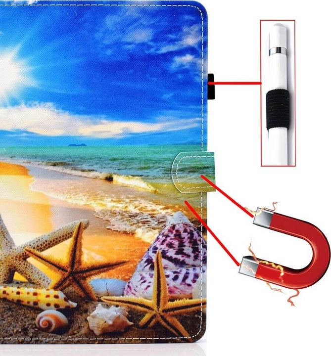 Actual product image Cover-Discount Galaxy Tab A7 Lite - Protective cover beach (Galaxy Tab A7 Lite)
