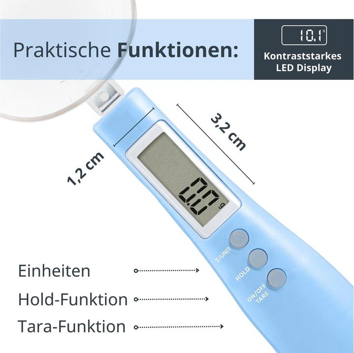 Immagine prodotto ADE Löffelwaage Eni digital Blau, Bedienungsart