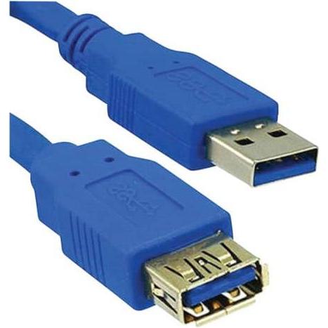 Thumbnail - MediaRange USB A/USB A, USB 3.0 (1.80 m, USB 3.2 Gen 1), USB Kabel
