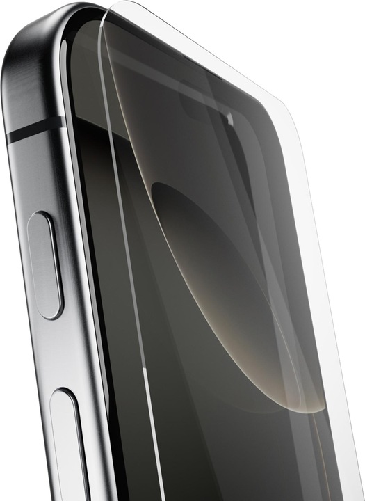 Actual product image Puro Standard Tempered Glass for iPhone 15 and iPhone 16 (1 Piece, Apple iPhone 15, Apple iPhone 16)