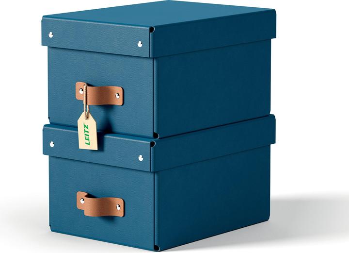 Produktbild Leitz Archivbox Puro Recyclingkarton Klein mit Deckel (A5)