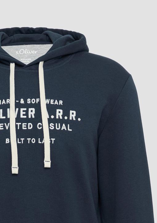 Produktbild S.Oliver Sweatshirt Hoodie aus Sweat-Ware mit Stickerei (M)