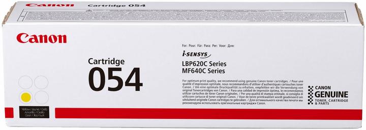 Actual product image Canon 054 H Y (Y)