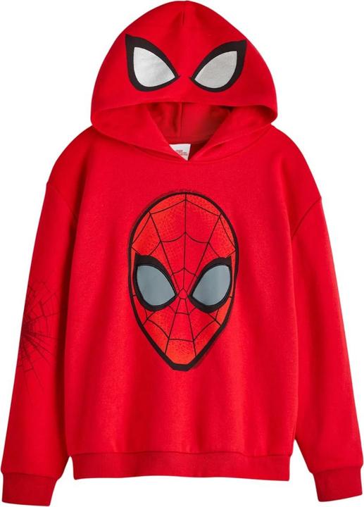 Immagine prodotto Spiderman Felpa con Cappuccio Viso Bambini (128)