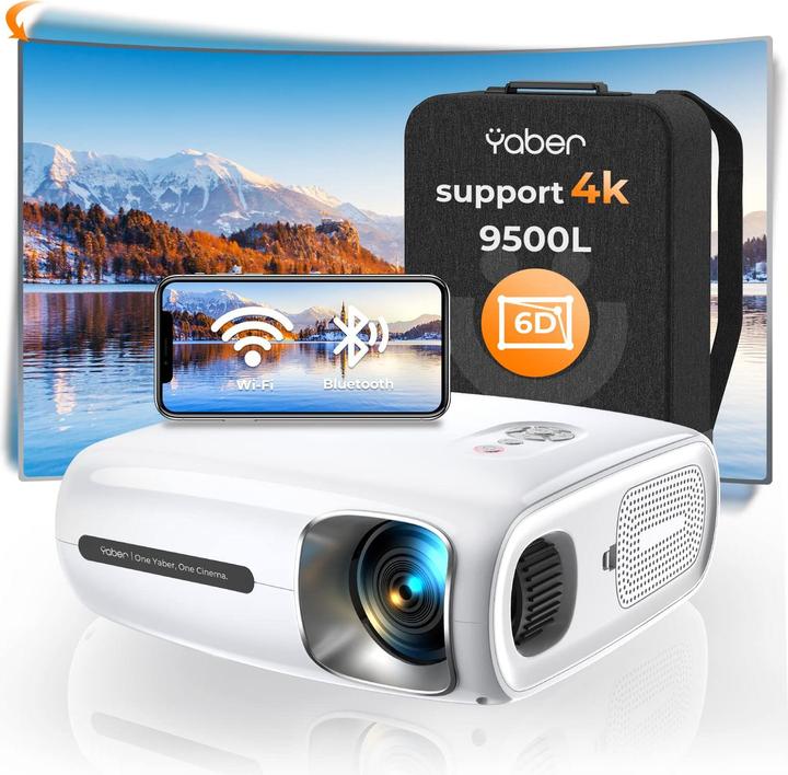 Actual product image Yaber Pro V7 350ANSI projector (4K, 9800 lm)
