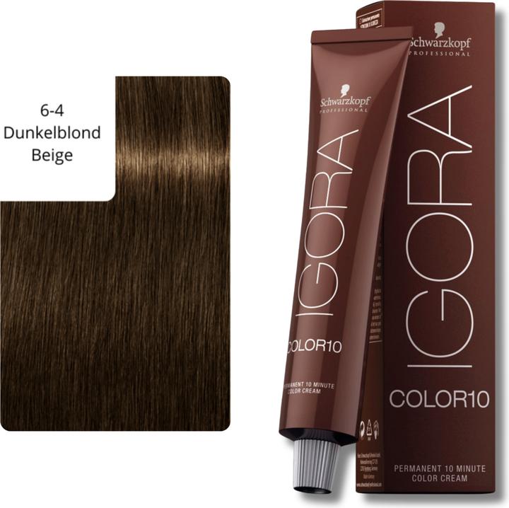 Immagine prodotto Schwarzkopf Professional Igora Color10 colore dei capelli (6-4 Biondo scuro Beige)