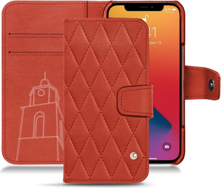 Produktbild Noreve Lederschutzhülle Wallet (Apple iPhone 13 Pro)