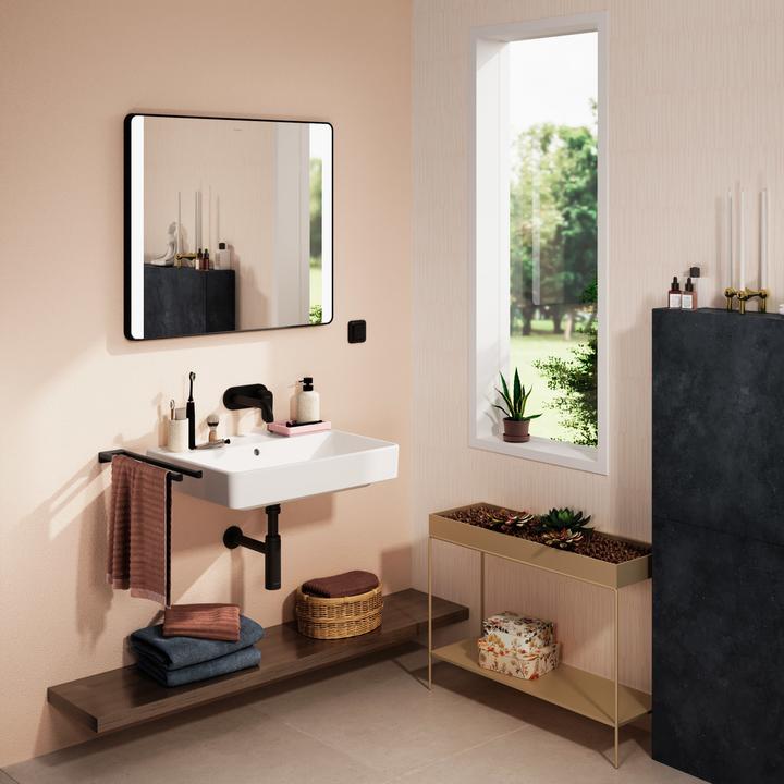 Produktbild hansgrohe Xanuia Q Waschtisch, ohne Hahnloch, mit Überlauf, 650x480mm, weiss (480 mm, 650 mm)