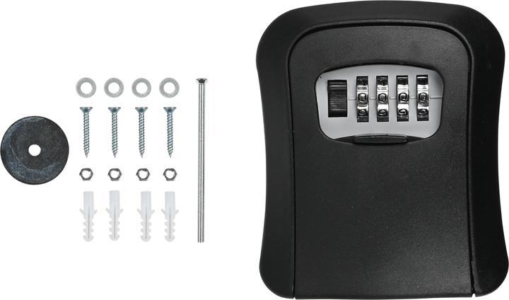 Actual product image Stahlex Key safe + combination lock plastic