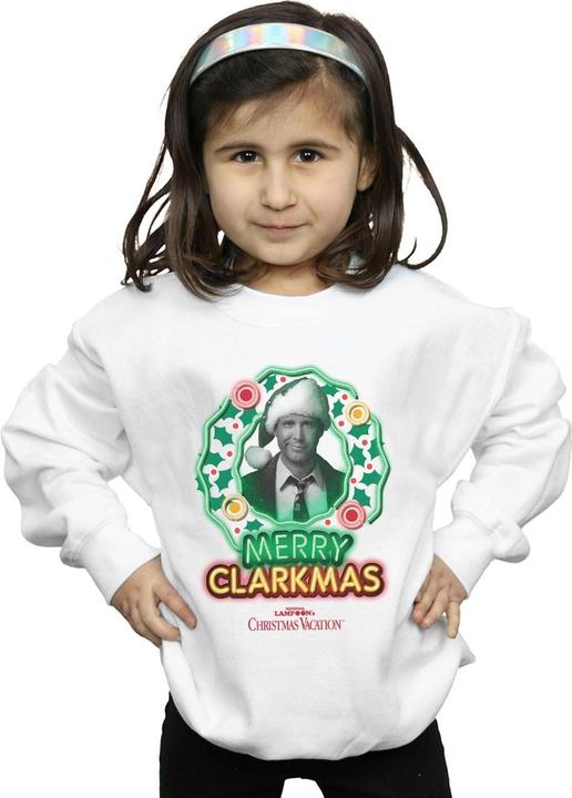 Produktbild National Lampoon´s Vacation National Lampoon's Christmas Vacation Greyscale Clarkmas Sweatshirt Mädchen (116)