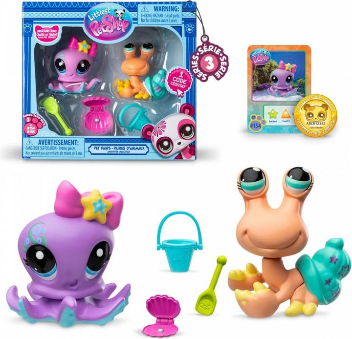 Produktbild Littlest Pet Shop Set mit 2 Figuren, Serie 3 Mix