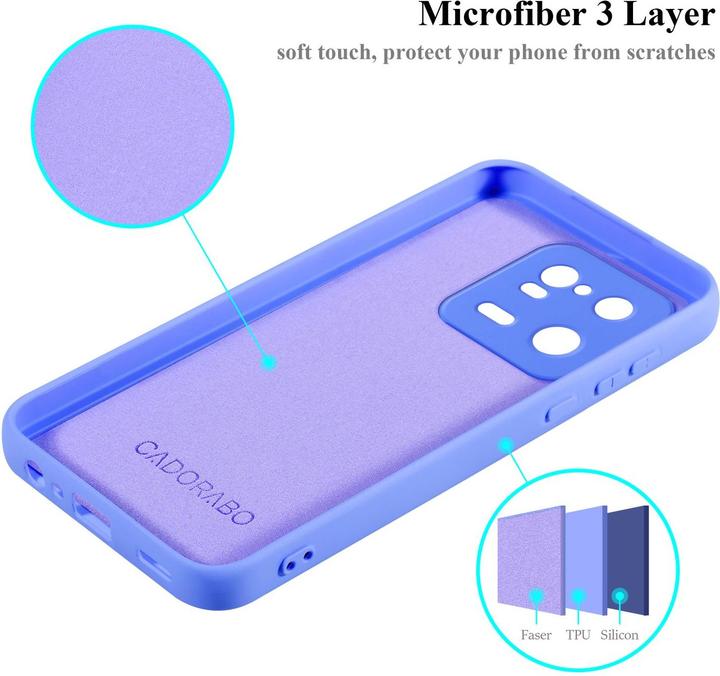 Image du produit Cadorabo Housse pour Xiaomi 13 Pro 5G TPU avec protection liquide Design en silicone (Xiaomi Redmi Note 13 Pro 5G)