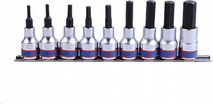 King Tony - 9pc 1/2 Hex Bit Socket Set 80 mm