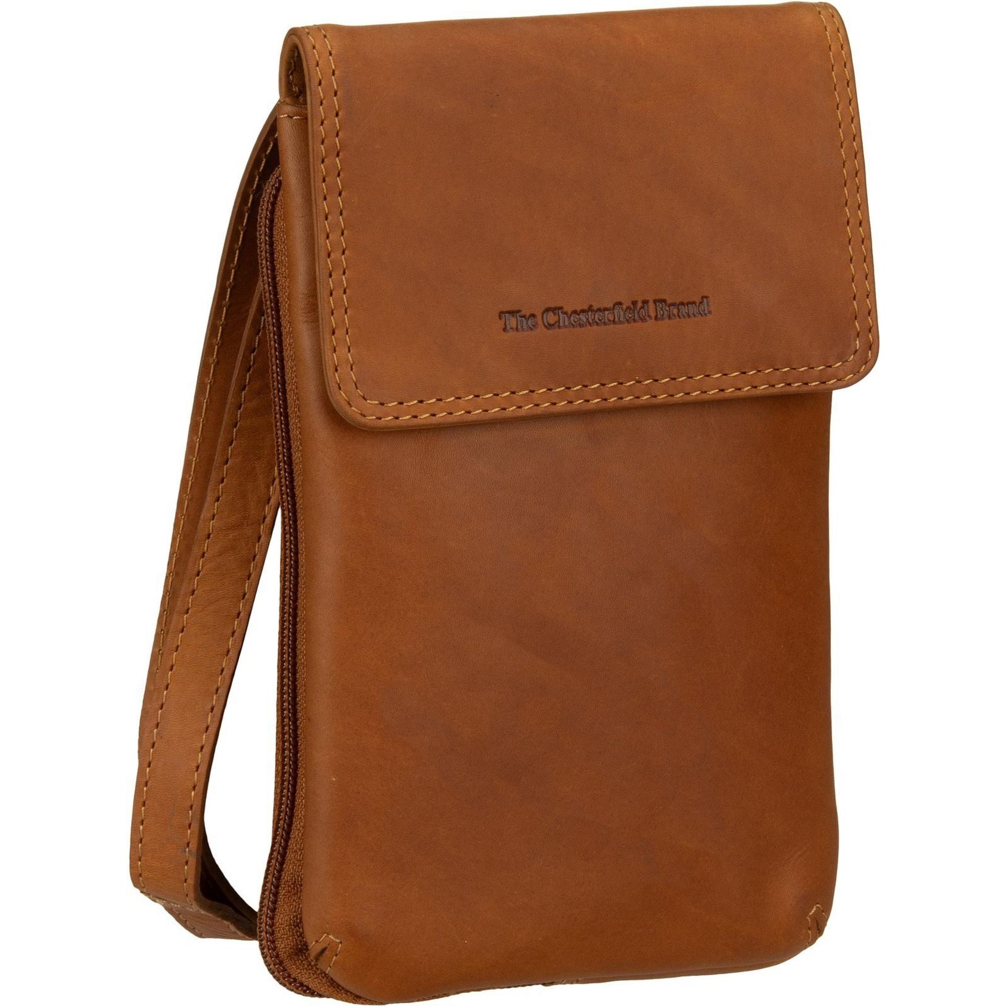The Chesterfield Brand, Handtasche, Langley Handytasche Leder 11 cm, Braun
