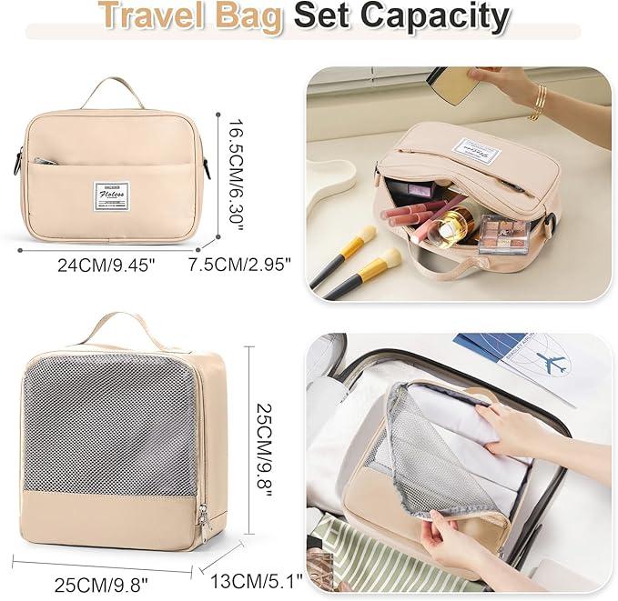 Immagine prodotto Only-Bags.Store 3 pezzi in viaggio con una borsa a mano grande, una borsa sportiva e un bagaglio impermeabile