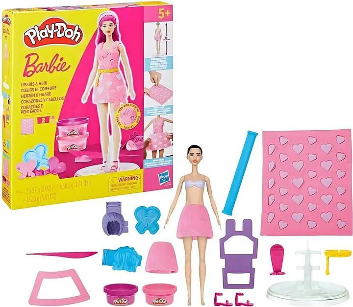 Produktbild Play-Doh Pd Barbie Hearts And Hair