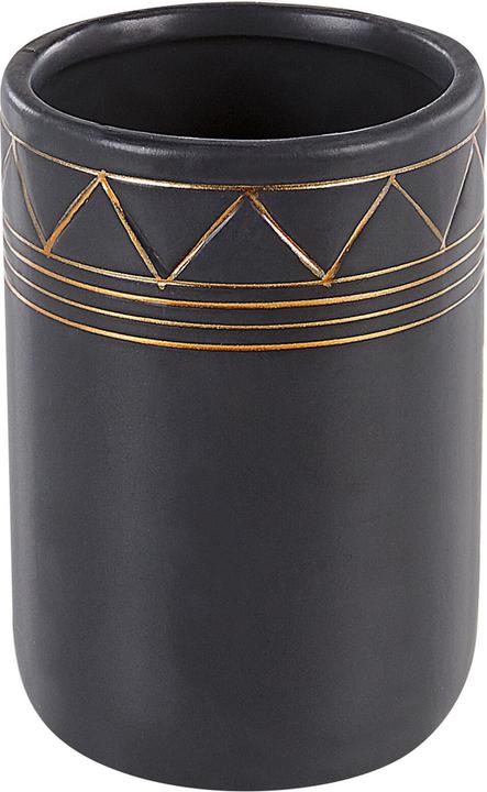 Image du produit Beliani Ensemble salle de bains 5 pièces céramique noir / or LANCO