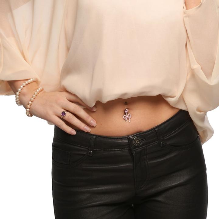 Produktbild Bijouteria Bauchpiercing (Edelstahl, Messing, Kristall)