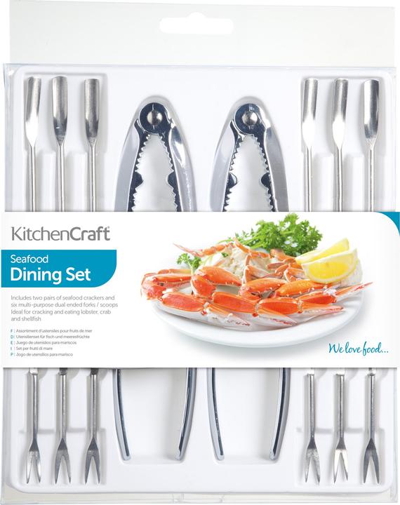 Produktbild Kitchen Craft Meeresfrüchte-Set (8 Stk., Gabel)