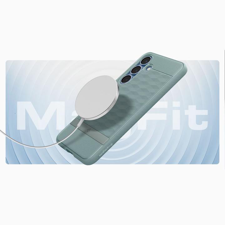 Actual product image Spigen Caseology Parallax Mag MagSafe Case for Samsung Galaxy S25+ - Green (Samsung Galaxy S25, Samsung Galaxy S25+)