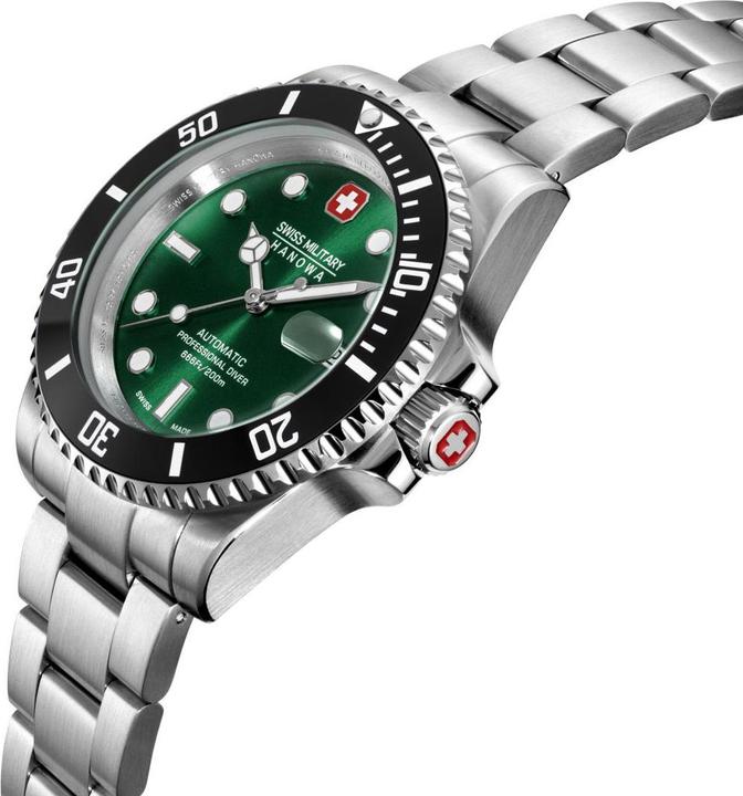 Actual product image Swiss Military Hanowa Sealord (Diving watch, Rotatable bezel, Swiss made, 41 mm)