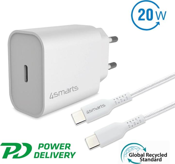 Produktbild 4smarts USB-Wandladegerät (20 W, 1 Port)