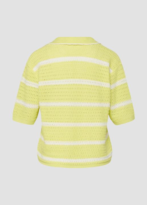 Produktbild s.Oliver Strickpullover aus Baumwollmix mit V-Ausschnitt (46)