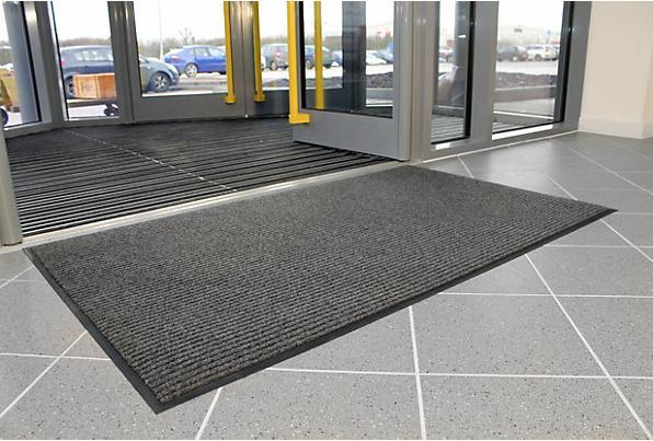 Actual product image kaiserkraft Dirt-trapping mat, ribbed (120 x 90 cm)