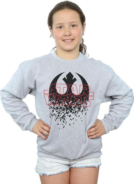 Immagine prodotto Star Wars The Last Jedi Shattered Emblem Felpa Ragazze (152, 158)