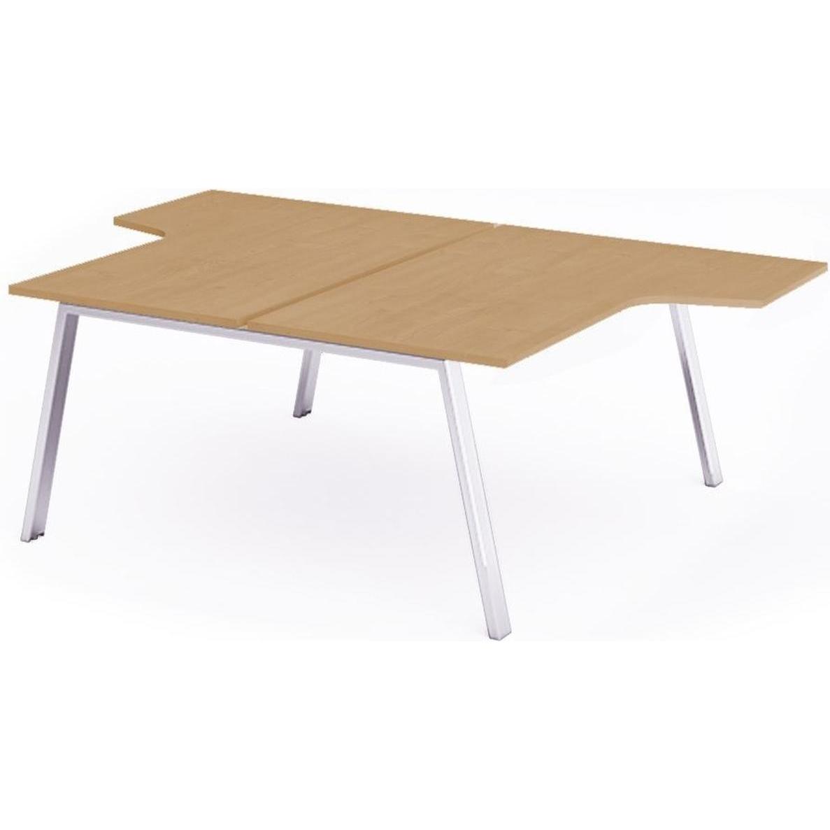 Rocada, Schreibtisch, Aktenschrank, 1104AR08 eiche 4 Fachböden 90,0 x 45,0 x 195,0 cm