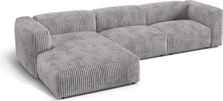 Image du produit Micadoni Canapé D'Angle Gauche Modulaire, "Martina", 3 Places, 332x176x75 Fabriqué en Europe (Canapé d'angle)