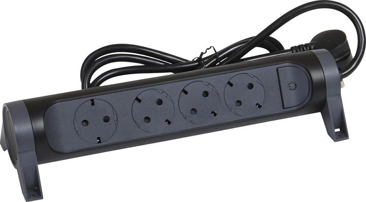 Produktbild Legrand Drehbare Steckdosenleiste, 4-fach Steckdose (4 x, CEE, CEE 7/3, 3 m)