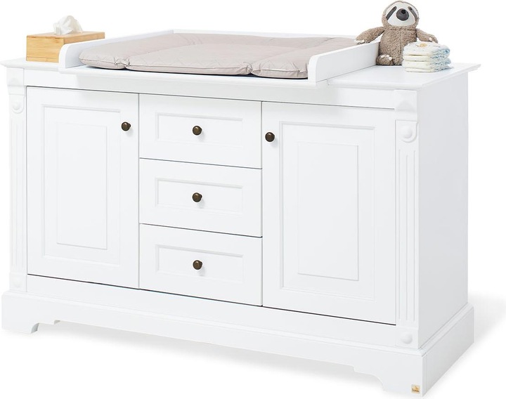 Produktbild Pinolino Kinderzimmer-Set 'Emilia' extrabreit gross inkl. Wandregal, 4-tlg. (Kinderkleiderschrank)
