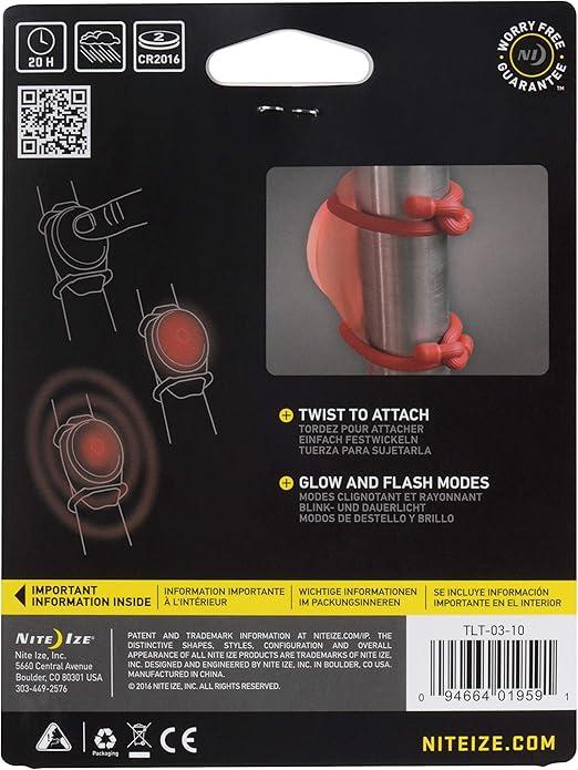 Actual product image Nite Ize TwistLit bike light