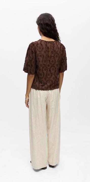 Actual product image Object Besticktes Oberteil mit Puffärmeln (40)