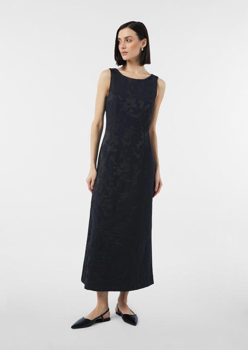Image du produit Comma Kleid Antailliertes Kleid aus Jacquard mit U-Boot-Ausschnitt (36)