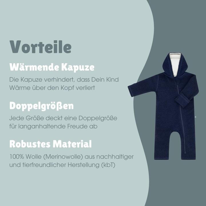 Produktbild Emma & noah Wollwalk Overall (86, 92)