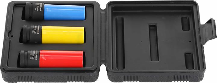 Actual product image Gedore Red Power spanner socket set 1/2 with protective sleeve 17. 19 & 21 mm (17 mm, 21 mm, 18 mm, 20 mm, 19 mm)