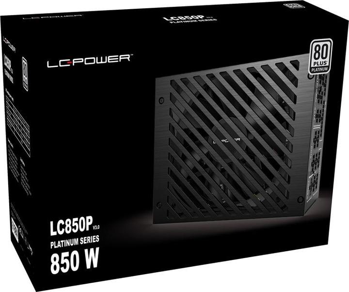 Produktbild LC-Power LC850P V3.0 Platinum PCIe 5.0 Modular 850W 80+ plat retail (850 W)